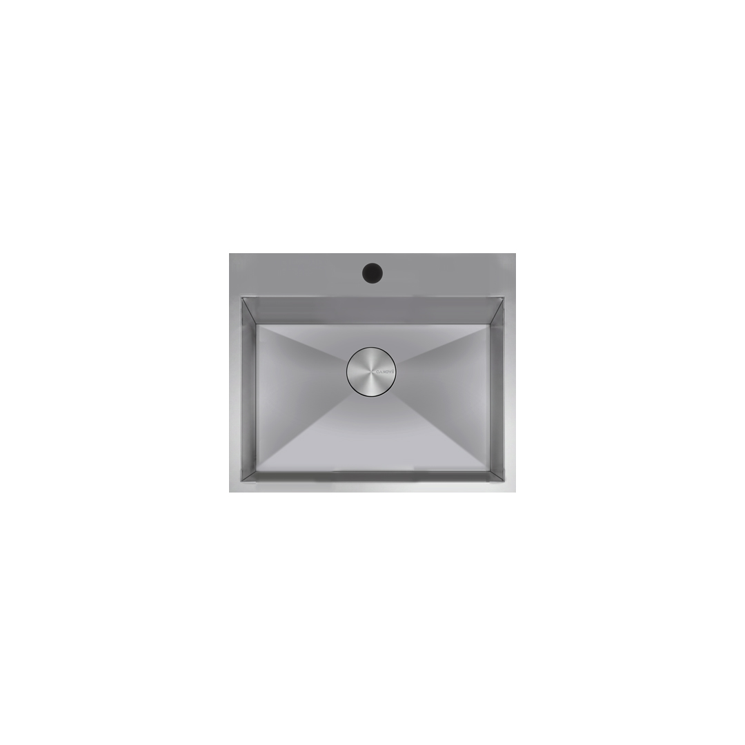25" Single Bowl Top Mount Kitchen Sink