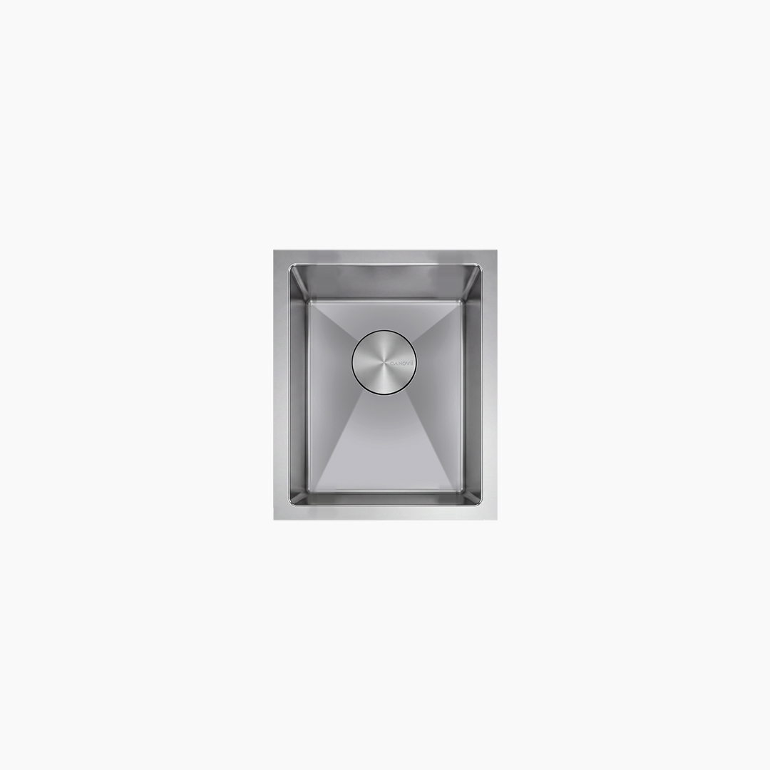 15" Single Bowl R10 Undermount Kitchen Sink